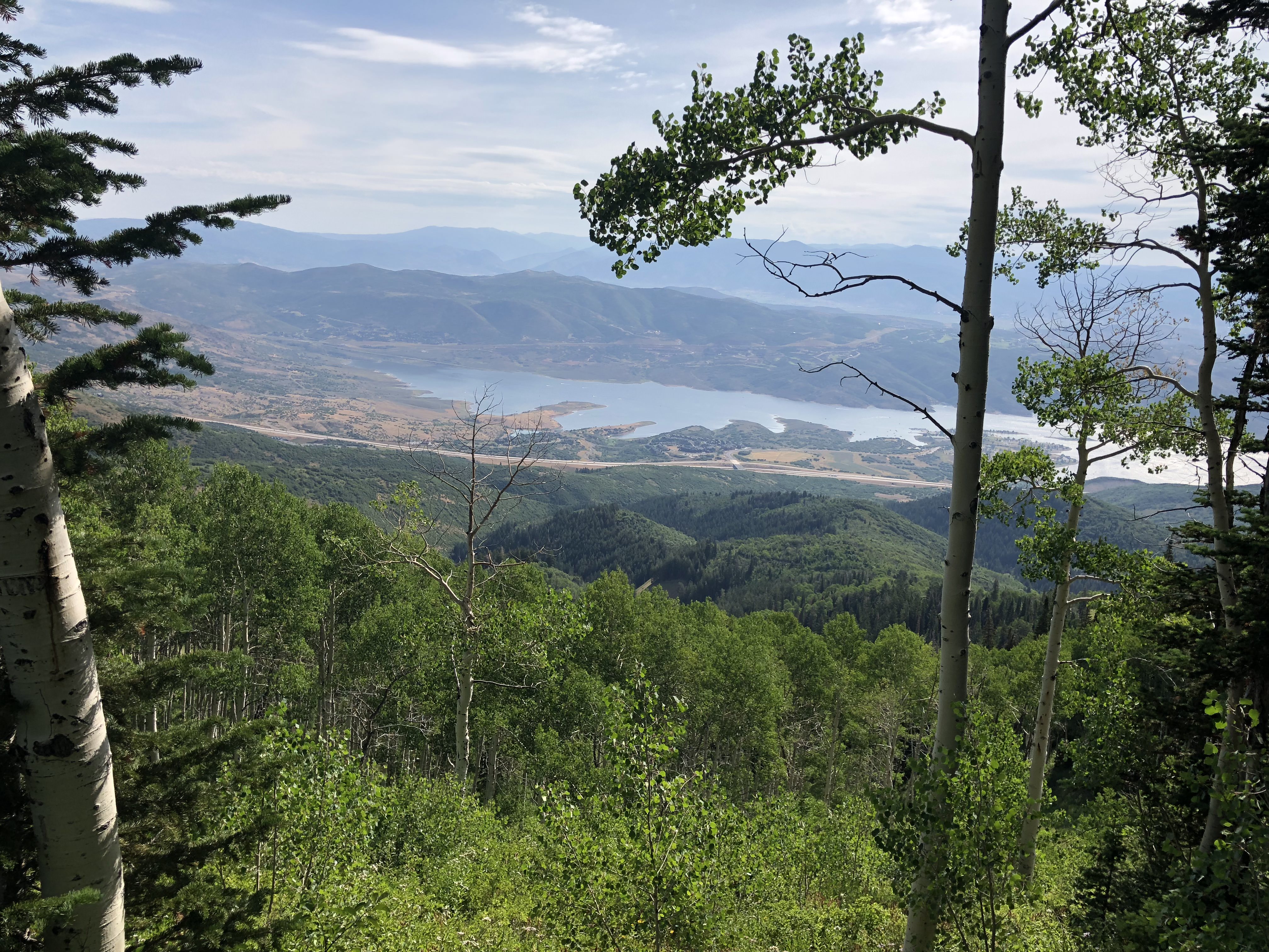 Deer Valley Resort, Park City, Wasatch Range, Utah, hiking, ontario hiking trail, silver Lake hiking trail, bald mountain, Jordanelle reservoir