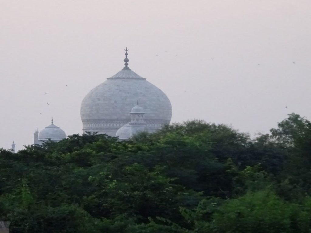 Taj Mahal Oberoi India Agra, View from Oberoi, luxury hotel