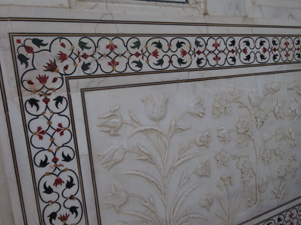 Taj Mahal, Agra, India, stone, inlay, pietre dure