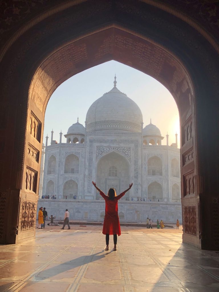 Taj Mahal, Agra, India, standstone