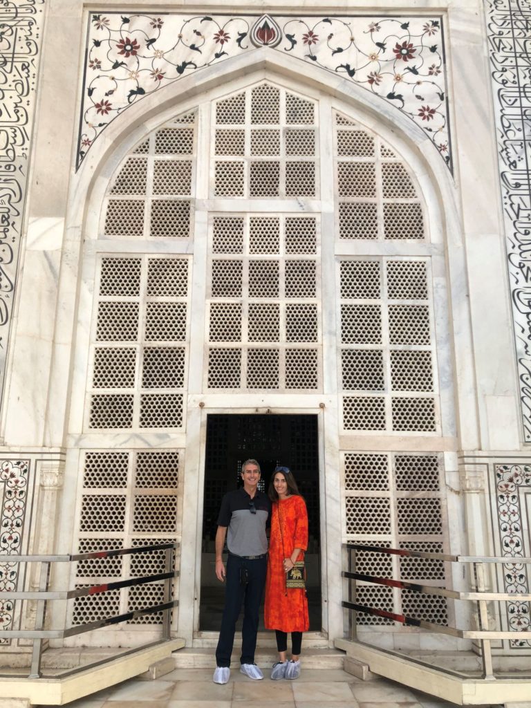 Taj Mahal, Agra, India, mausoleum, shoe covers