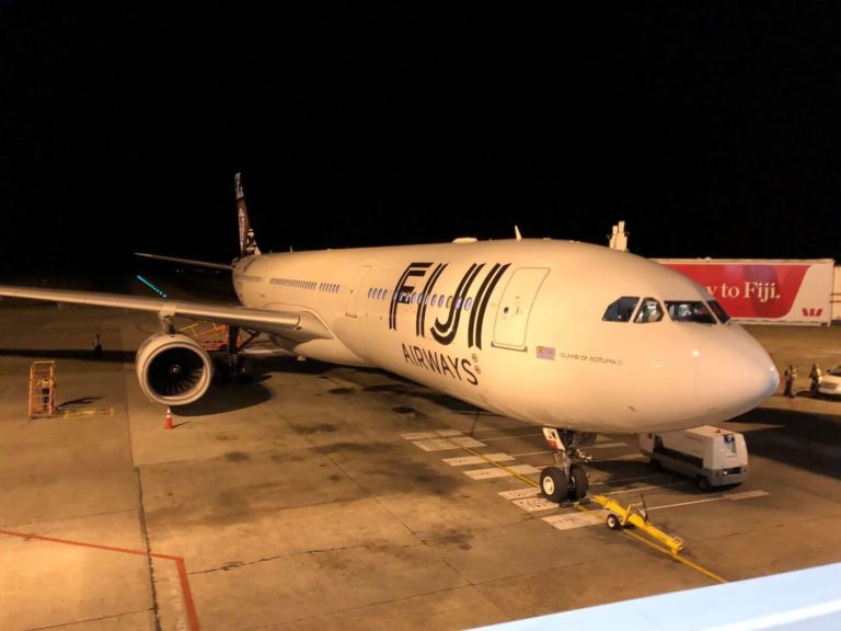Fiji airways, plane, epic surf
