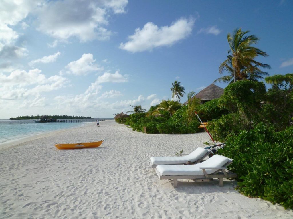 six senses laamu, maldives, beach