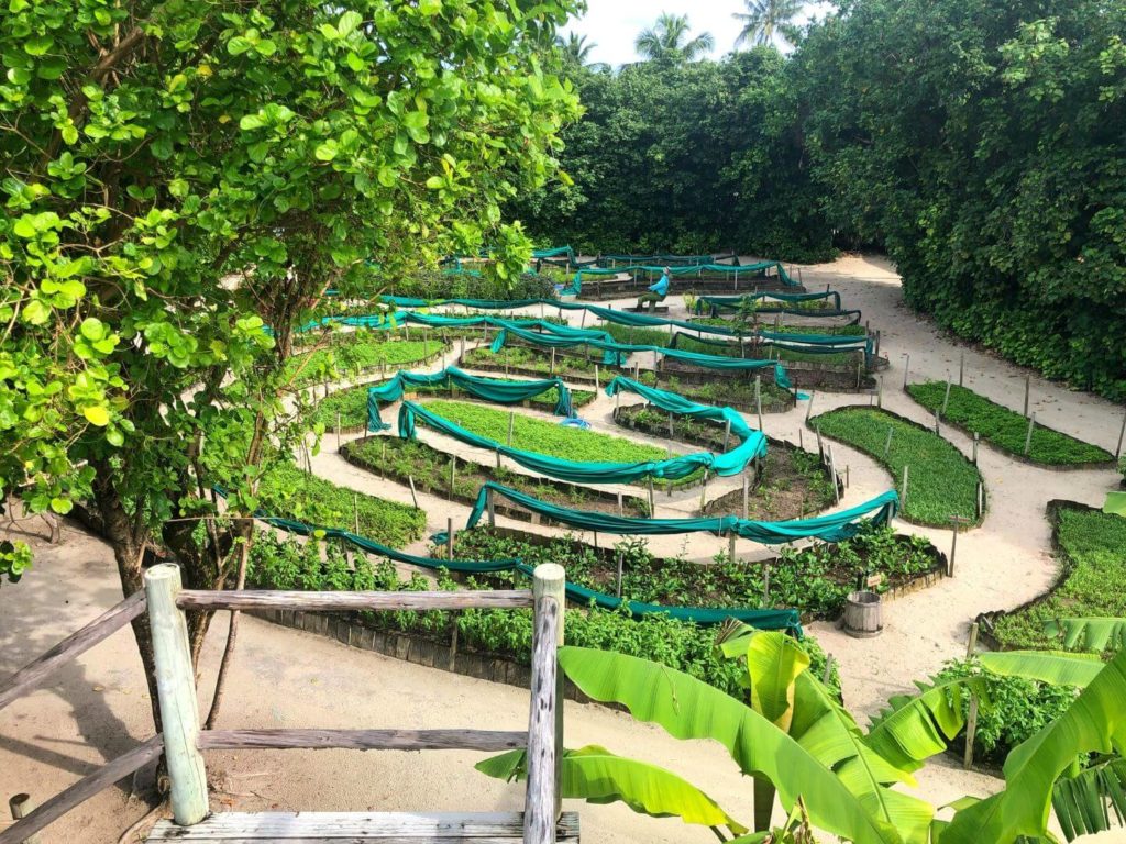 six senses laamu, maldives, garden