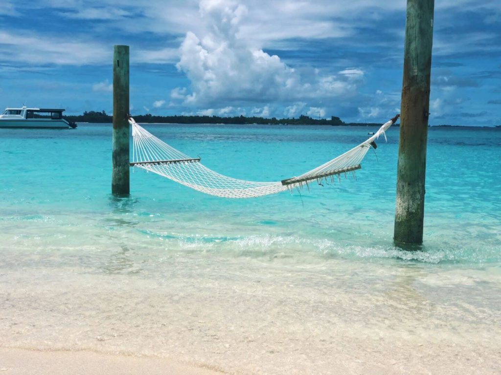 six senses laamu, maldives, beach, hammock, ocean