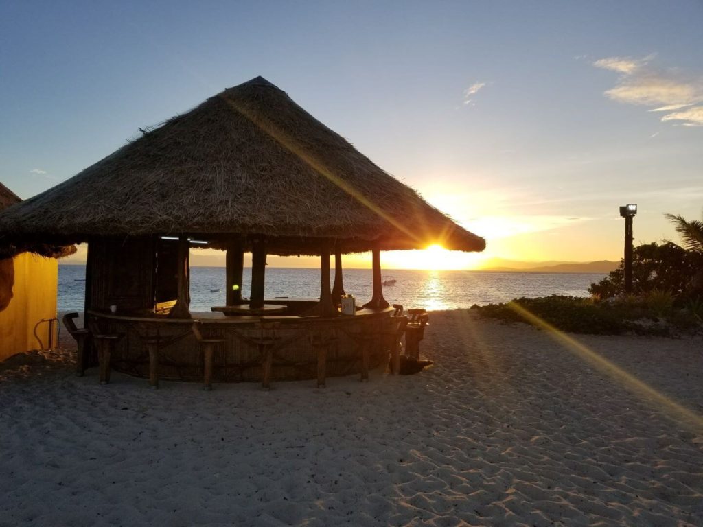 Namotu, beach, bar, sunset, ocean, fiji, epic surf