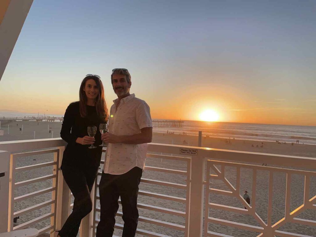 couple, sunset, beach house hotel, luxury hotels, SoCal's South Bay