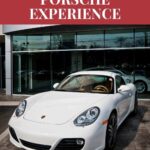 White Porsche at the Porsche Experience Center