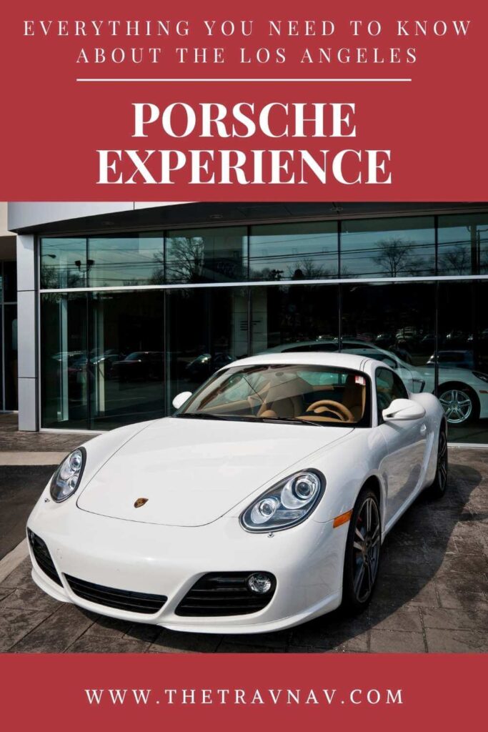White Porsche at the Porsche Experience Center