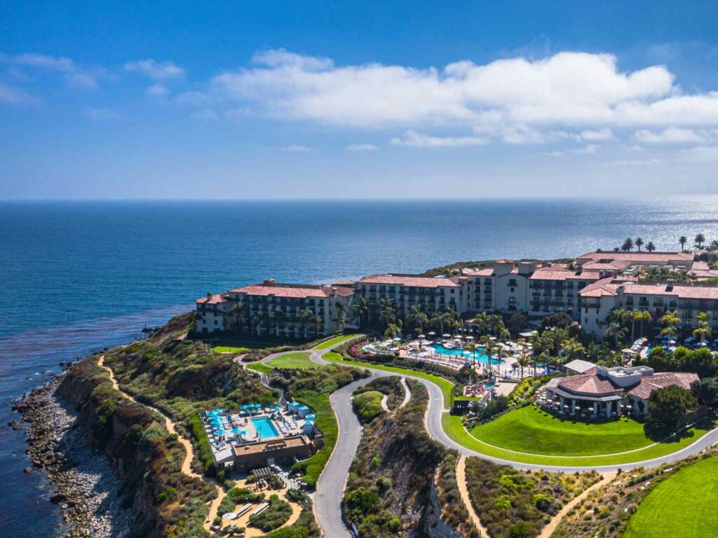 Terranea Resort Aerial, luxury hotels, SoCal's South Bay
