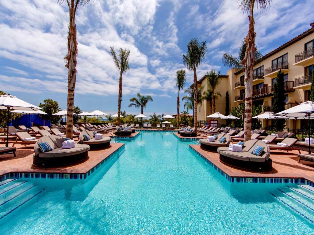 pool at terranea resort, luxury hotels, SoCal's South Bay