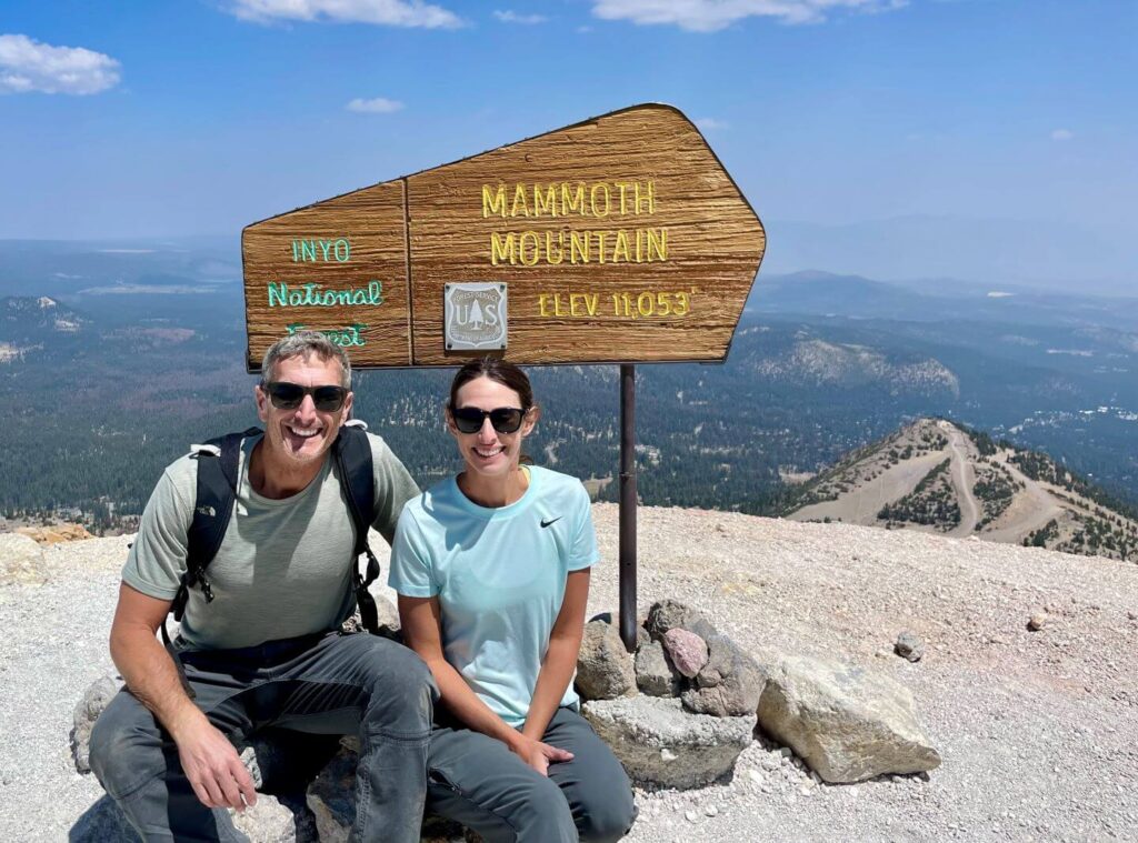 Mammoth Mountain Summit Sign