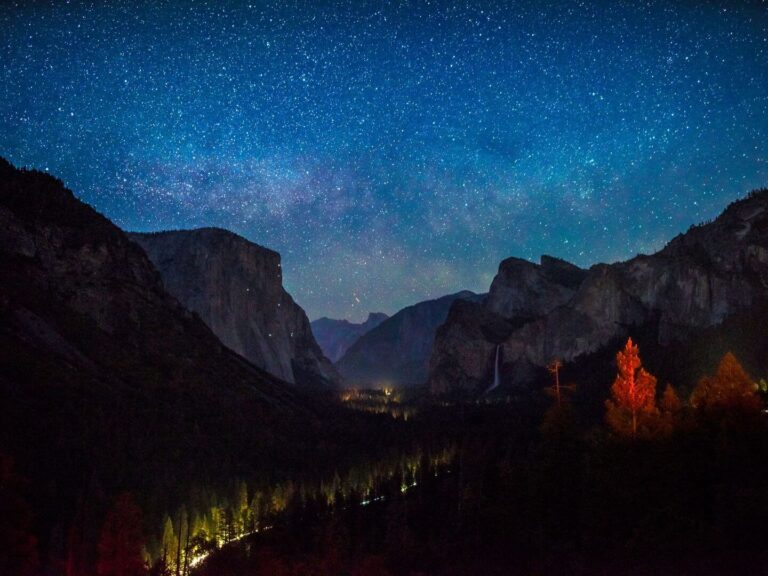 Yosemite Valley at Night