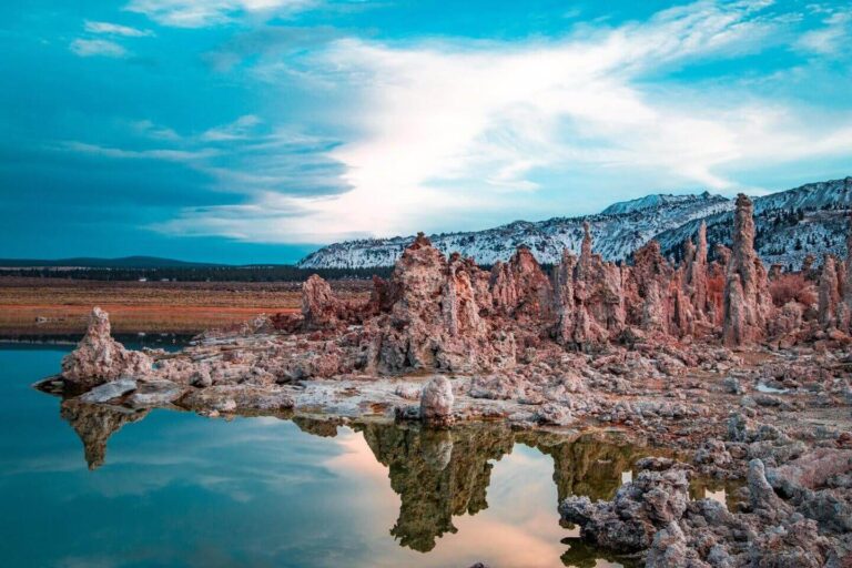 Mono Lake Tufa Towers in the winter