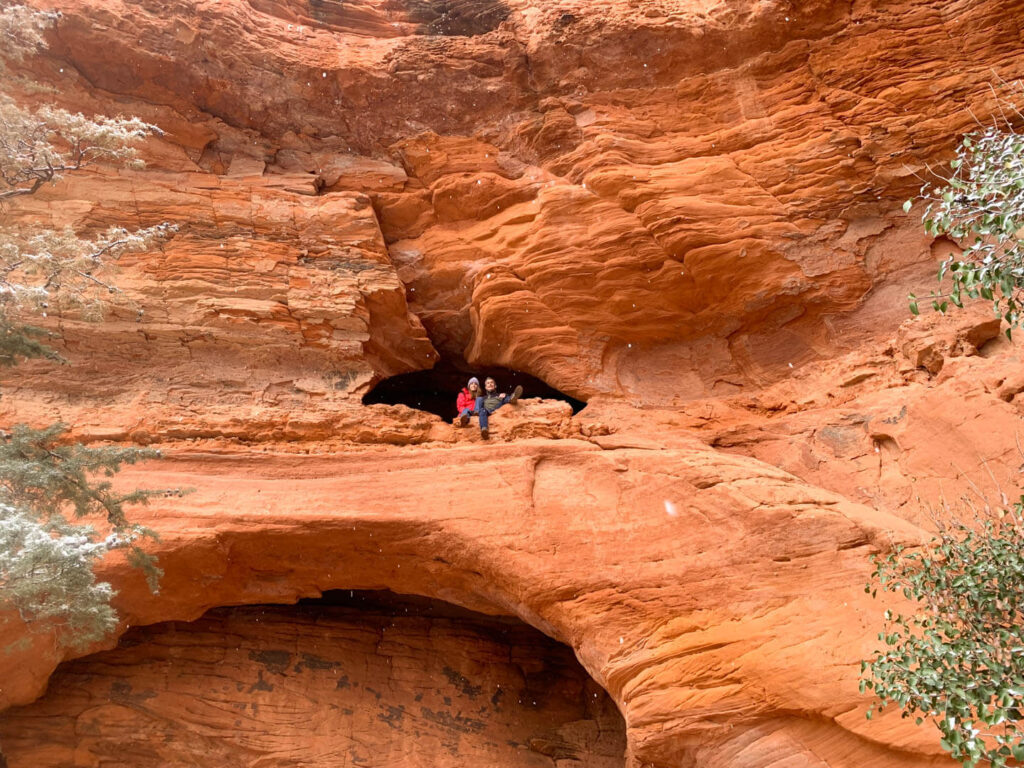 Cave at Solider's Pass in Sedona, Arizona