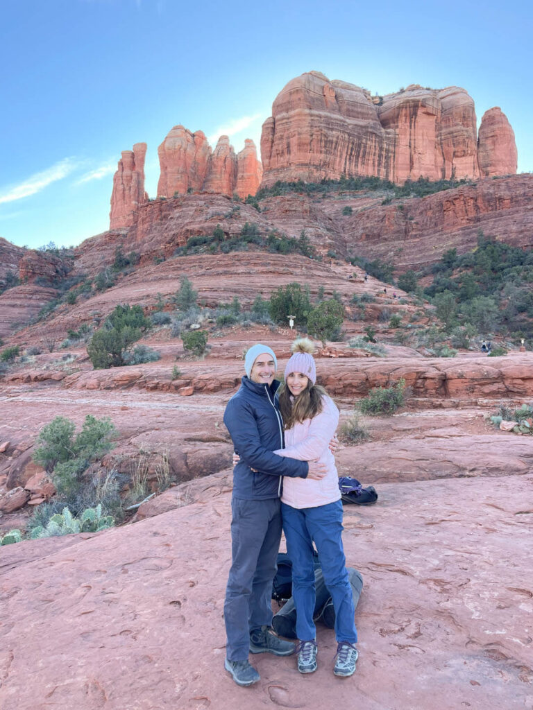 Couple at Cathedral Rocks