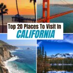 Best places to visit in California - Big Sur, Manhattan Beach, Golden Gate Bridge, Mammoth Lakes
