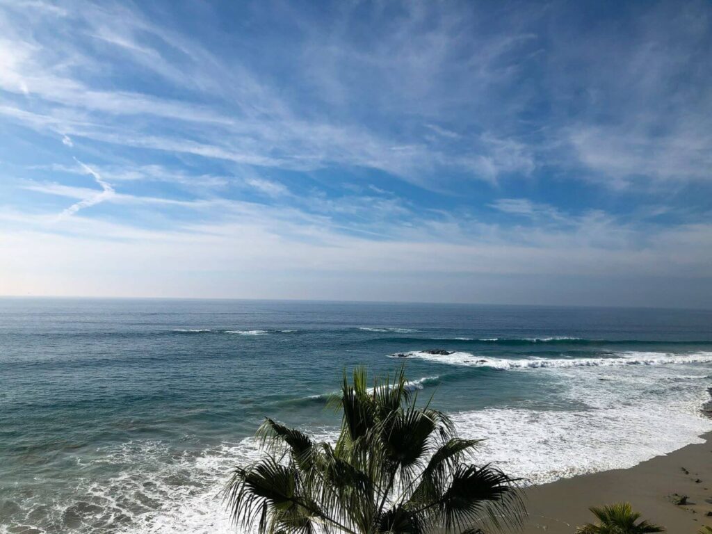 View from Surf and Sand Hotel in Laguna Beach
