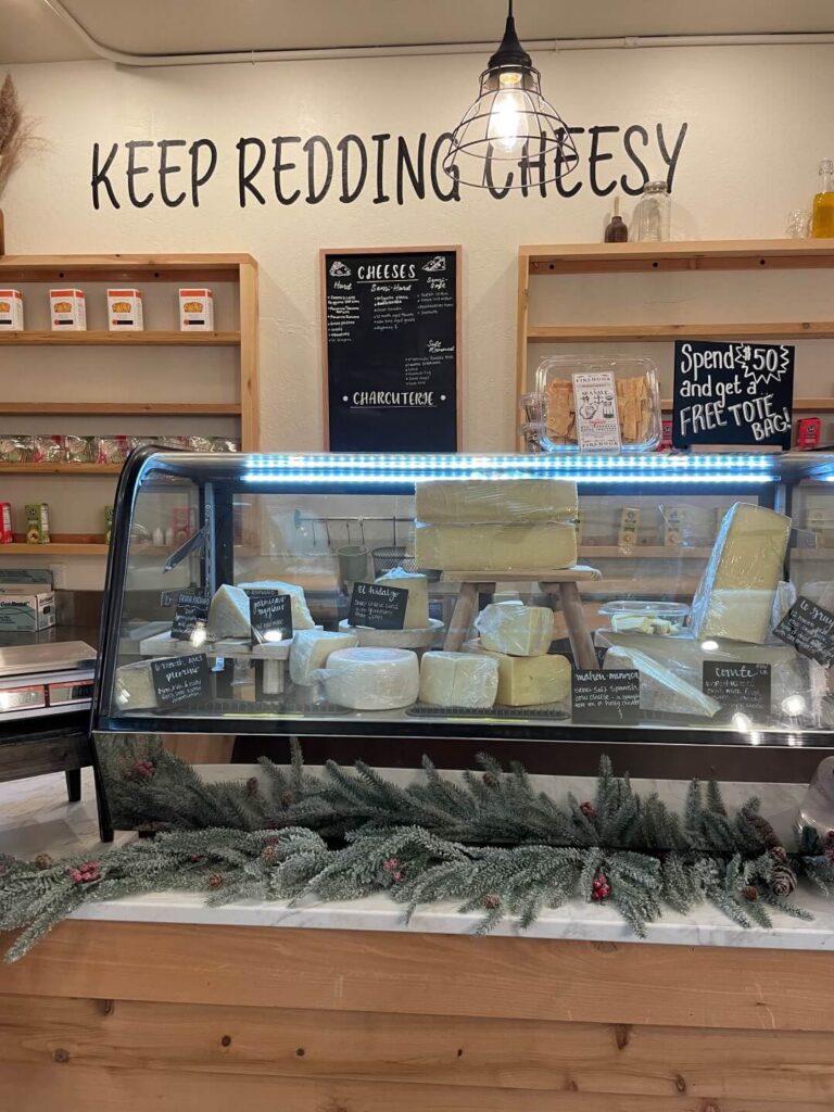 Cheese counter at Cask & Cleaver