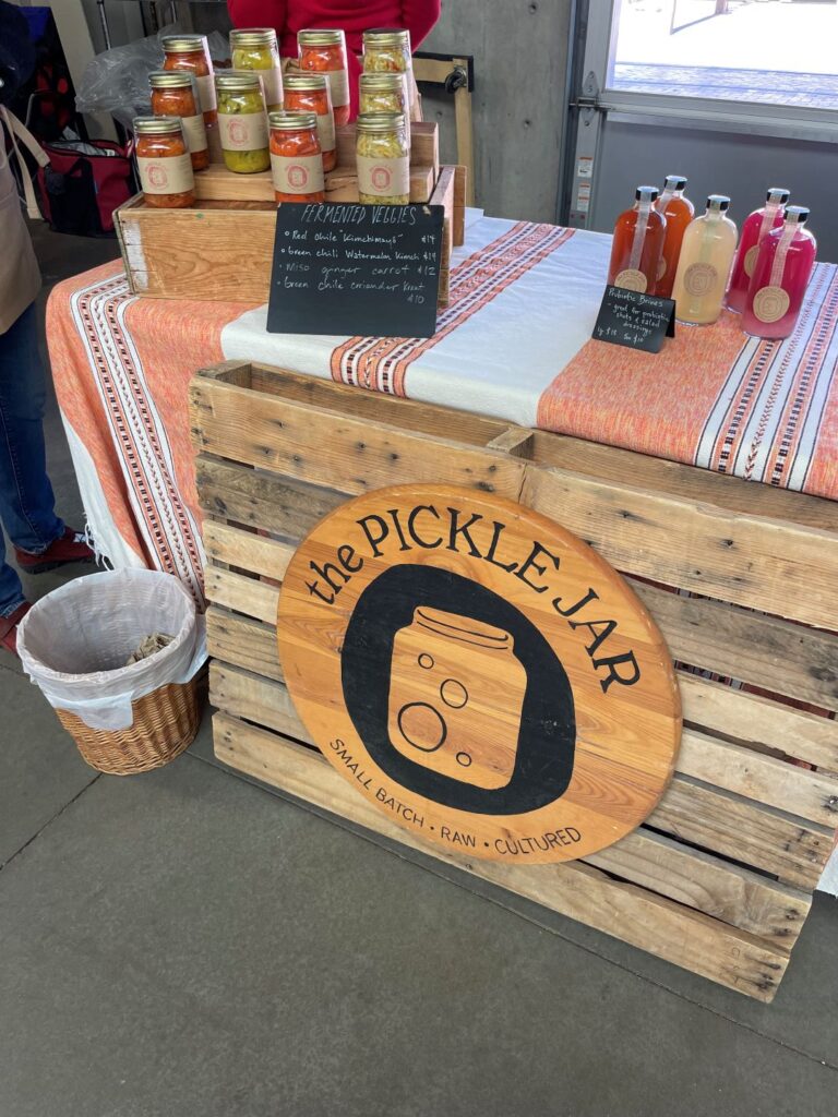 Pickle Stand at the Railyard Farmers' Market