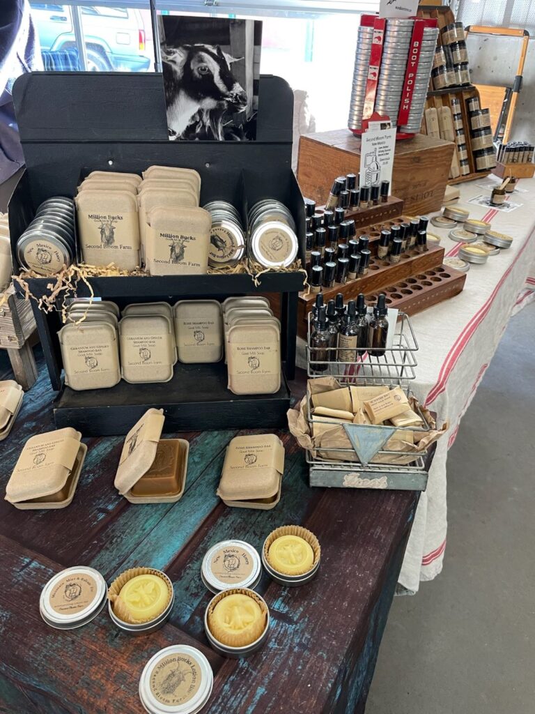 Soap Stall at Farmers' Market Sall at the Railyard