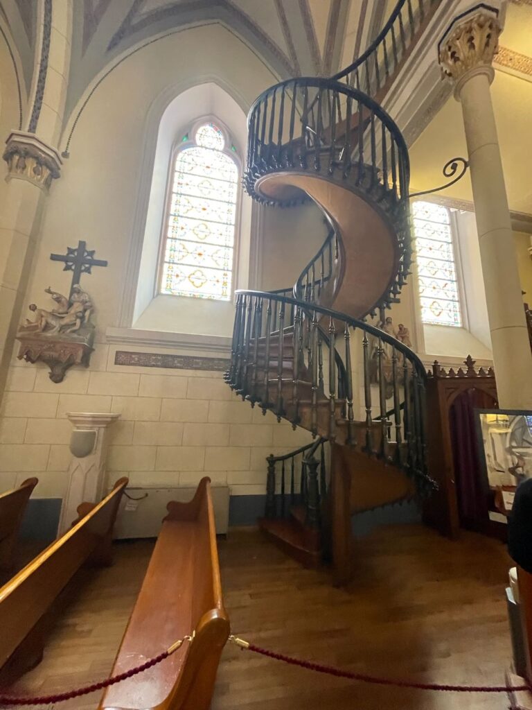 staircase with two 360 turns