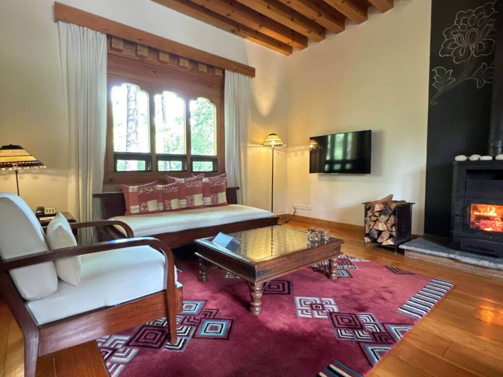 Como Uma Paro, Bhutan, Villa 20, Living Room