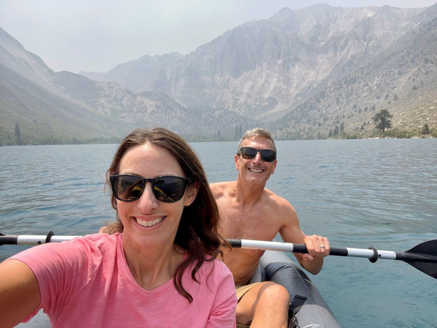 Couple at convict lake
