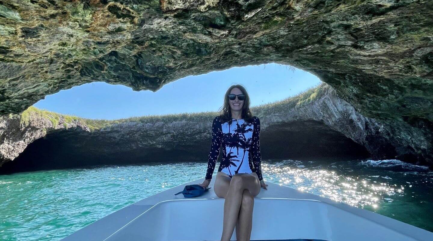 heart creator at Marietas islands near St. Regis punta Mita